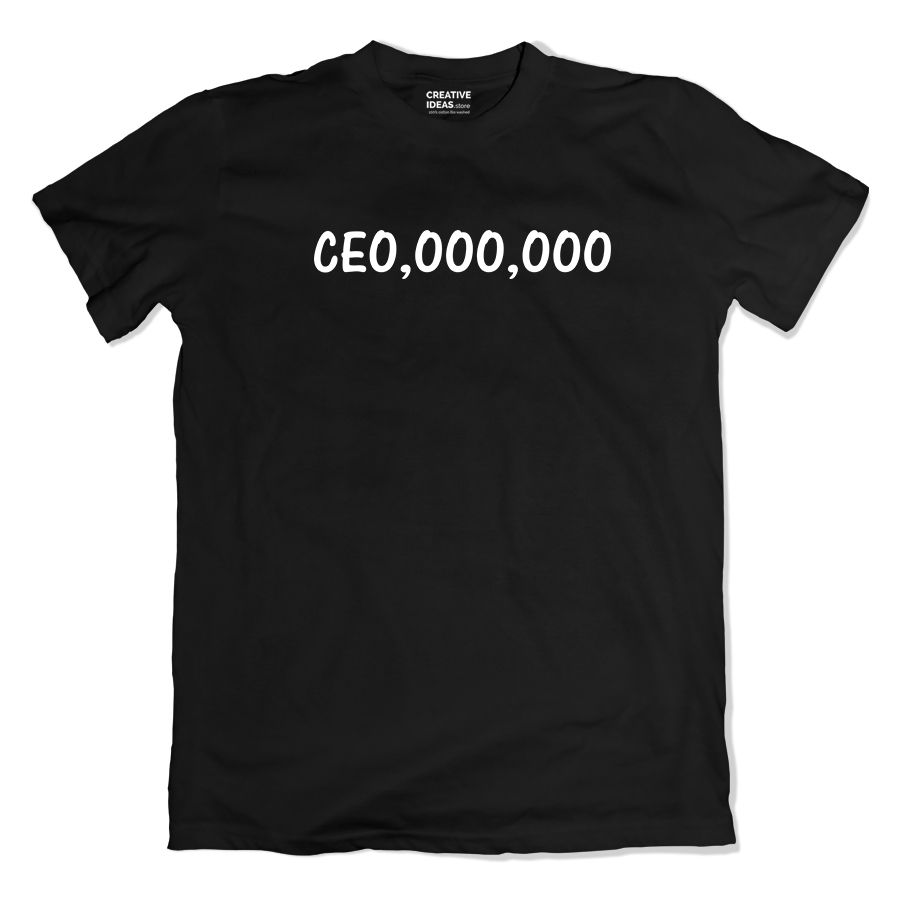 CEO black tshirt creative ideas