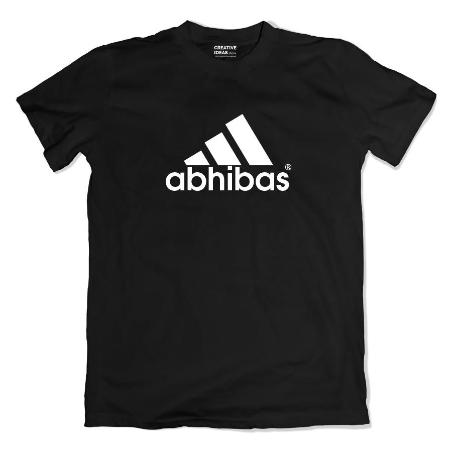 abhibas black tshirt creative ideas